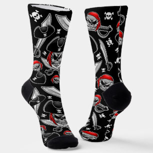 Chaussette Pirate Skull avec Sabres croisés