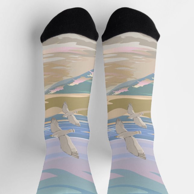 Chaussette Plage de vacances d'été (Haut)