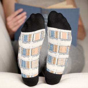 Chaussette Plan d'architecture moderne