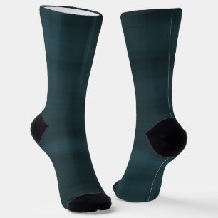 Chaussette Plaqué noir et Turquoise