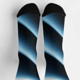 Chaussette Plaques bleues abstract