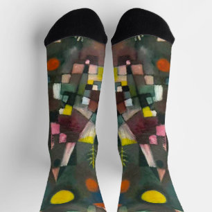 Chaussette Pleine lune de Paul Klee, Art Abstrait