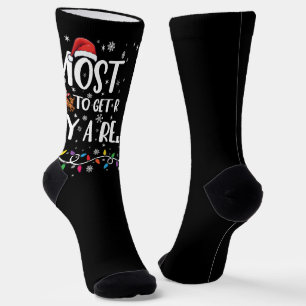 Chaussette Plus susceptible d'être écrasé par un renne Noël