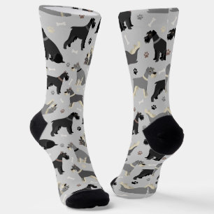 Chaussette Poches et os Schnauzer