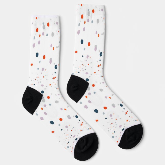 Chaussette Points de jeu : Chaussettes à points Polka (Droite)