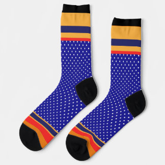 Chaussette Pois bleus + Grandes