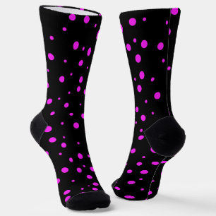 Chaussette Pois rose
