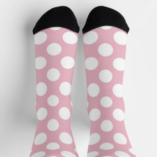 Chaussette Pois roses, Motif Pointe Polka, Points, Pointe