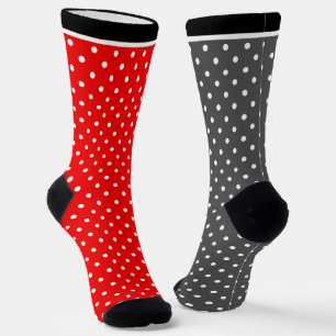 Chaussette Polka rouge do