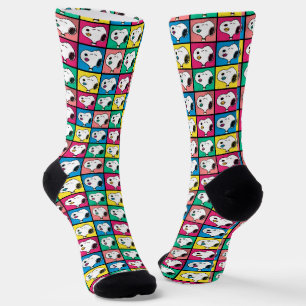 Chaussette Pop Art Snoopy Lips Mod pour vous Motif