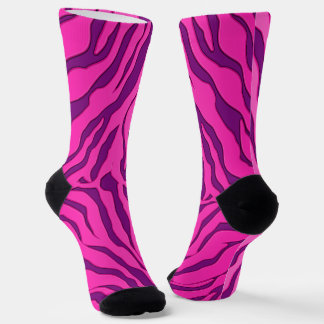 Chaussette Poster de animal Des Tiges Violet Et Rose