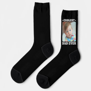 Chaussette Première Fête des Pères Papa le Plus Cool Bébé Pho