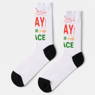 Chaussette Priez pour la paix