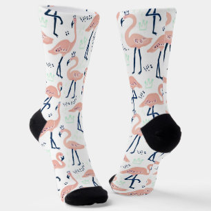 Chaussette Princesse branchée Flamingo Pattern Adulte