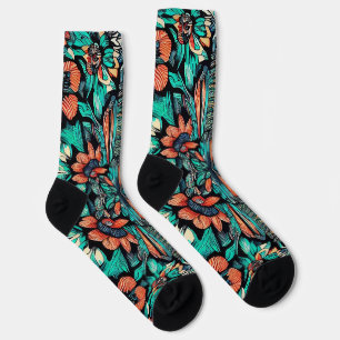 Chaussette Psychédélique hawaïenne