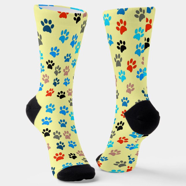 Chaussette Pws Amoureux des chats Amoureux des chiens Pet Lov (Angulaire)