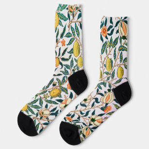 Chaussette Quatre motifs de fruits, William Morris