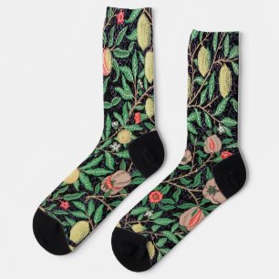 Chaussette Quatre motifs de fruits, William Morris