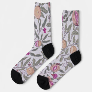Chaussette Quatre motifs de fruits, William Morris