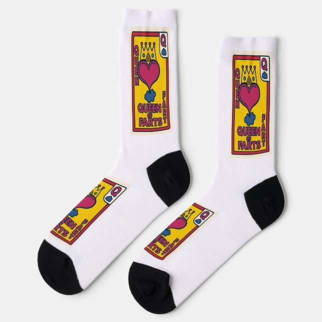 Chaussette Queen of Farts Socks (Gauche)