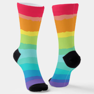 Chaussette Rainbow Cute Gay pride coloré Artiste LGBTQ