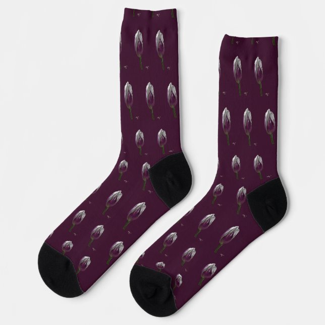 Chaussette Râles de tulipes (Gauche)