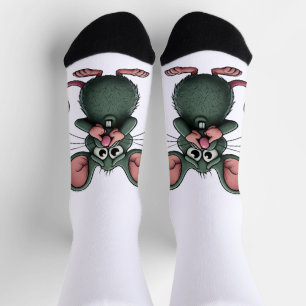 Chaussette Rat avec Chaussettes de l'équipage du nez rapproch