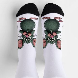 Chaussette Rat avec Chaussettes de l'équipage du nez rapproch