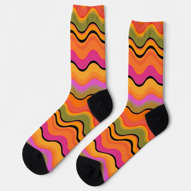 Chaussette rayée (Gauche)