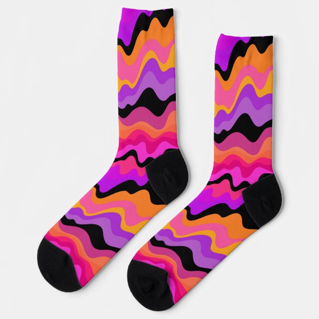 Chaussette rayée (Gauche)