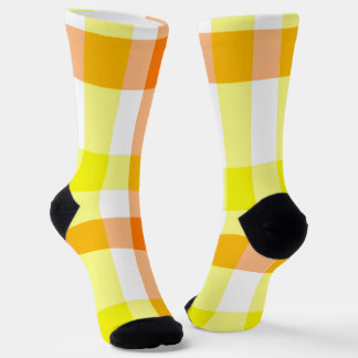 Chaussette Rayures jaunes et orange