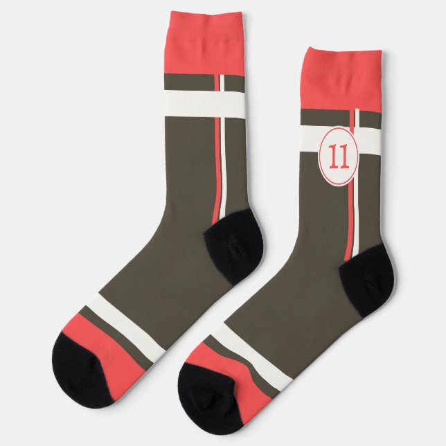 Chaussette Red Racing Brown (Gauche)