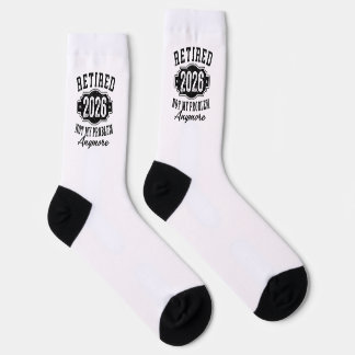 Chaussette Retraite 2026 Plus Mon Problème Drôle