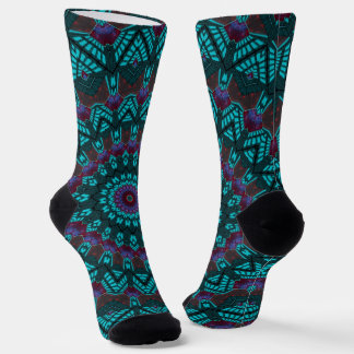 Chaussette Retro Boho Chic Bohemian Southwestern Mandala 