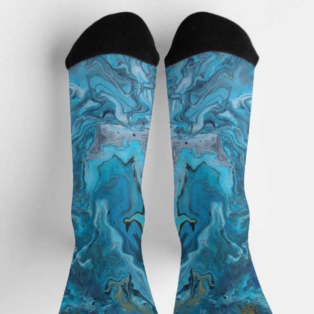 Chaussette Rhapsody en Turquoise (Haut)