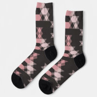 rose blanc et gris géométrique
