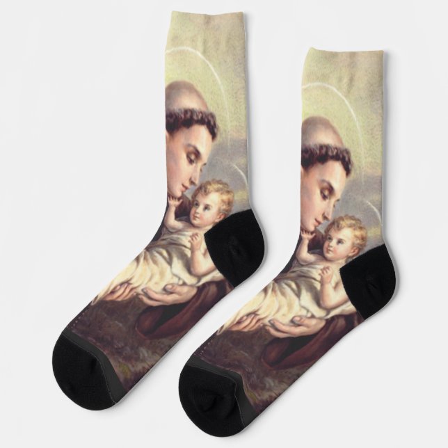 Chaussette Saint Antoine de Padoue (Gauche)