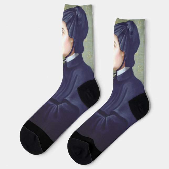 Chaussette Saint Elizabeth Ann Seton (Gauche)