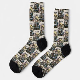 Chaussette Saint Georges et le Dragon Grand Martyr