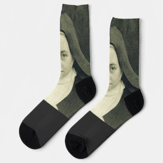 Chaussette Saint Thérèse de l'Enfant Jésus et la Sainte Face
