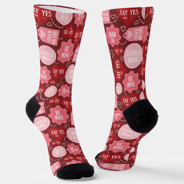 Chaussette Saint Valentin (Angulaire)