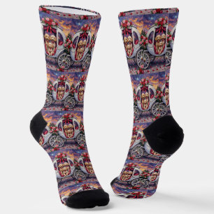 Chaussette Saint-Valentin Chien Caniche