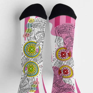 Chaussette Sana Tarot - Two of Pentacles