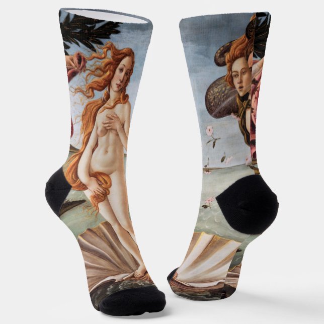 Chaussette Sandro Botticelli - Naissance de Vénus (Angulaire)