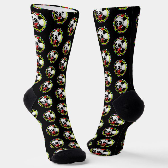 Chaussette Santa Panda Christmas (Angulaire)