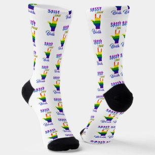 Chaussette Sassy depuis la naissance