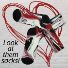 SASSY ET CHAUD ROUGE NOIR BLANC FIERY