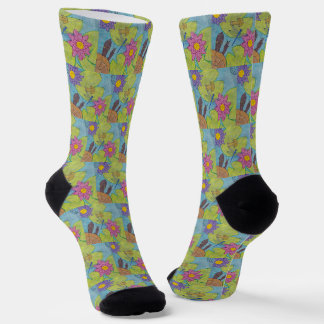 Chaussette Scène d'étang - Chaussettes Premium