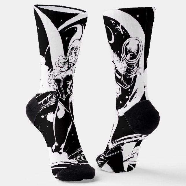 Chaussette Sci-Fi Classic: Cyber Punk Socks (Angulaire)