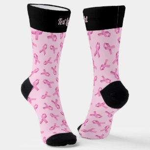 Chaussette Sensibilisation au cancer du sein Motif de ruban r